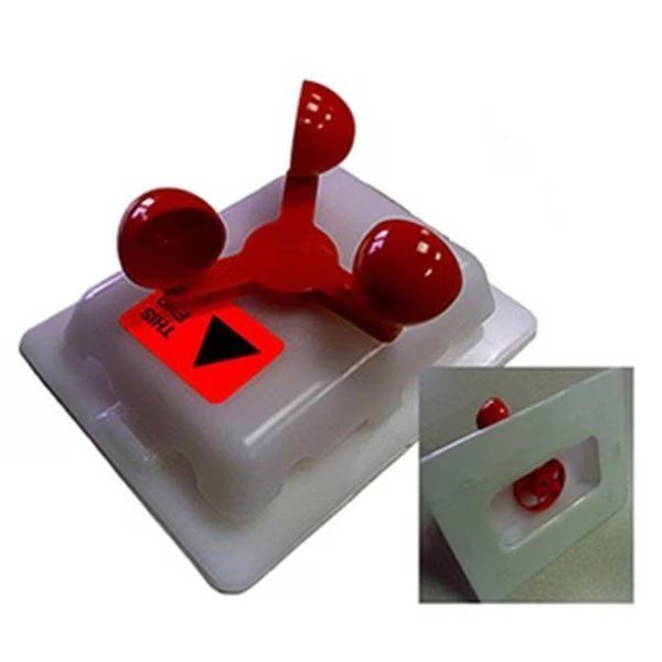 Dr. Shrink DS-683WP B 4 x 5 in. Wind Powered Self Adhesive Vent; Blue, Dr Shrink, Mfr#: DS-683WP B